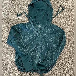Green bomber jacket